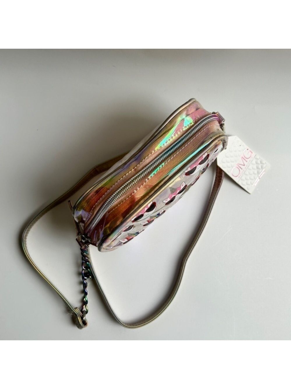NWT OMG Unicorn Iridescent Crossbody Bag - Picture 5 of 9